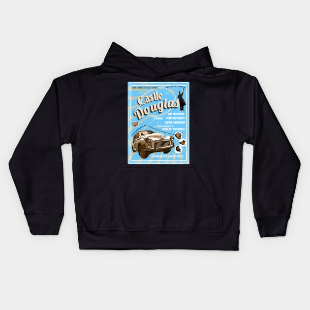 Castle Douglas poster blue Kids Hoodie by Dpe1974